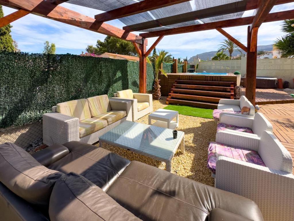 Calpe Chalet Privado Piscina A 5Min De La Playa Y Centro Jacuzzi Barbacoa Wifi Aire Exterior foto