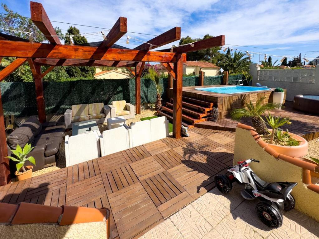 Calpe Chalet Privado Piscina A 5Min De La Playa Y Centro Jacuzzi Barbacoa Wifi Aire Exterior foto