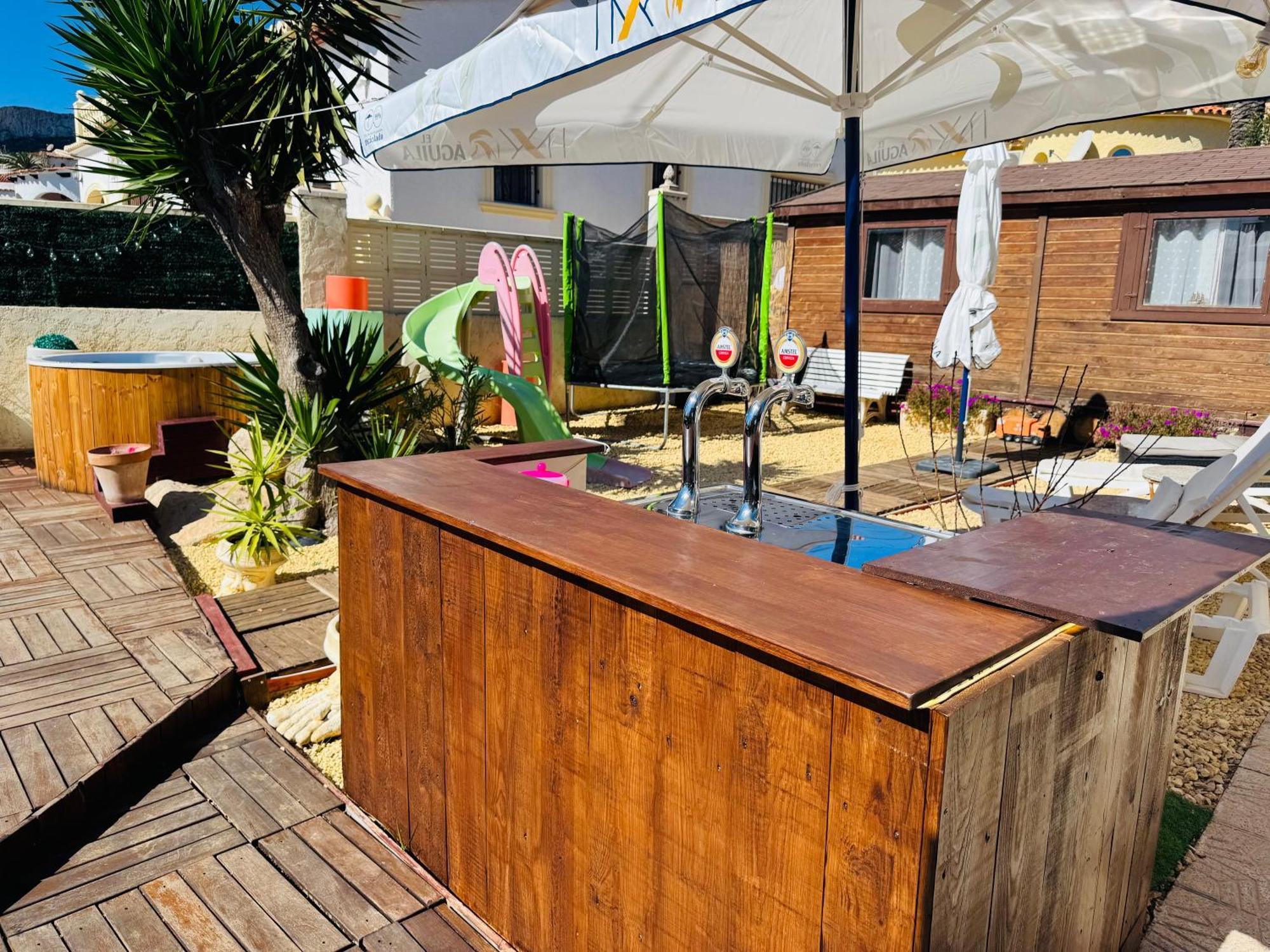 Calpe Chalet Privado Piscina A 5Min De La Playa Y Centro Jacuzzi Barbacoa Wifi Aire Exterior foto